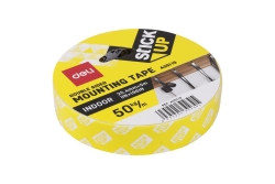 DELI Montageband 25,4mm x 5m doppelseitig, weiß