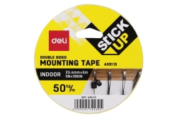 DELI Montageband 25,4mm x 5m doppelseitig, weiß