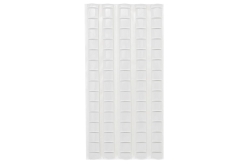 DELI Klebepads 75 Stück, 35g Stick Up weiß