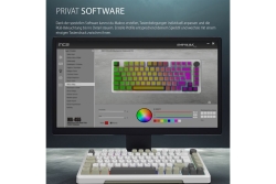 INCA Gaming Tastatur RGB/GraySwitch/USB-C/BT 2.00m weiß