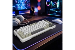 INCA Gaming Tastatur RGB/GraySwitch/USB-C/BT 2.00m weiß