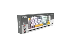 INCA Gaming Tastatur RGB/RedSwitch/USB/Mechan. 2.00m weiß