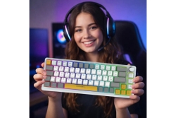 INCA Gaming Tastatur RGB/RedSwitch/USB/Mechan. 2.00m weiß