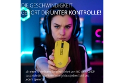 INCA Gaming Maus RGB/ 7200DPI/ 7Tasten/USB/BT 1.50m gelb