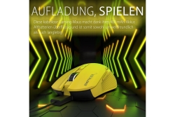 INCA Gaming Maus RGB/ 7200DPI/ 7Tasten/USB/BT 1.50m gelb