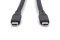 DIGITUS USB 4.0 Anschlusskabel Typ C-C Silikon St/St 1,5 sw