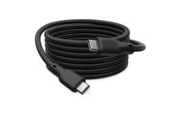 DIGITUS USB 4.0 Anschlusskabel Typ C-C Silikon St/St 1m sw