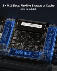 TERRAMASTER F2-425 PLUS(N95)4bay NAS 8GB DDR4(No Hard Drive)