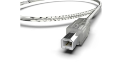 INCA Druckerkabel USB-A2.0->Anschluss Drucker 1.50m transp.