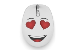 INCA Wrls Maus 1200DPI/3Tasten/2.4GHzUSB-A WEENY Emoji ws