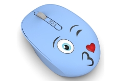 INCA Wrls Maus 1200DPI/3Tasten/2.4GHzUSB-A WEENY Emoji bl