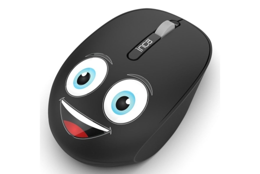 INCA Wrls Maus 1200DPI/3Tasten/2.4GHzUSB-A WEENY Emoji sw