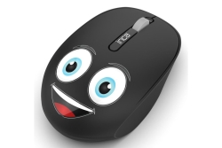 INCA Wrls Maus 1200DPI/3Tasten/2.4GHzUSB-A WEENY Emoji sw