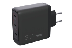 Lenovo 100w Mulit-Port USB-C GaN Charger Black EU