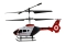AMEWI EC135 CX Johanniter Koaxial Hubschrauber 3-Kanal RTF