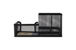 DELI Schreibtisch Organizer Mesh 3-teilig schwarz
