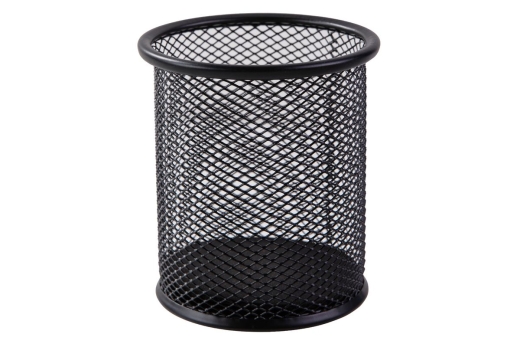DELI Stifteköcher Mesh rund 9,1x9,8x9,8cm schwarz