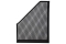 DELI Stehsammler Mesh 25x7x31,5cm schwarz
