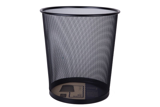 DELI Abfalleimer Mesh 12l schwarz