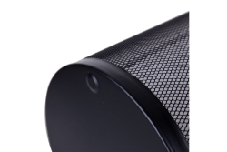 DELI Abfalleimer Mesh 12l schwarz