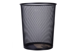 DELI Abfalleimer Mesh 18l schwarz