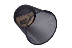 DELI Abfalleimer Mesh 18l schwarz