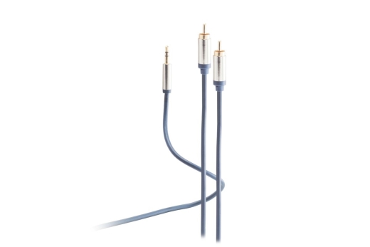 Shiverpeaks Audio Klinkenkabel 3,5mm auf 2xCinchStecker 0,75