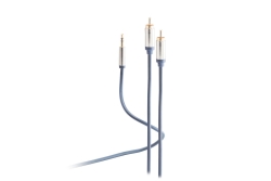 Shiverpeaks Audio Klinkenkabel 3,5mm auf 2xCinchStecker 0,75