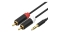 Shiverpeaks Audio Klinkenkabel 3,5mm auf 2xCinchStecker 1,5m