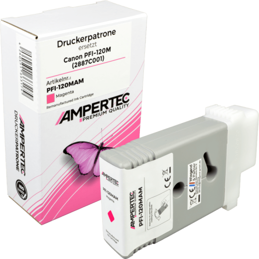 Ampertec Tinte ersetzt Canon PFI-120M 2887C001 magenta
