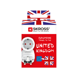 SKROSS Adapter Europe to United Kingdom