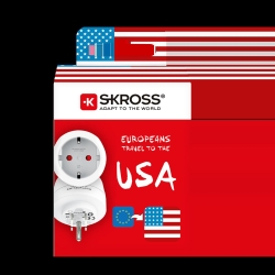 SKROSS Adapter Europe to USA