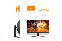 AOC 81,3cm (31,5) C32G4Z 16:09 HDMI+DP+USB Curved Bl/red