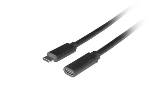 LANBERG USB-C Verlängerungskabel M/F 3.1 1,5m schwarz