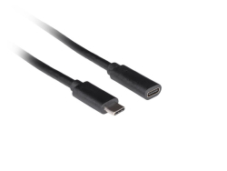 LANBERG USB-C Verlängerungskabel M/F 3.1 1,5m schwarz