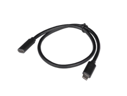 LANBERG USB-C Verlängerungskabel M/F 3.1 0,5m schwarz