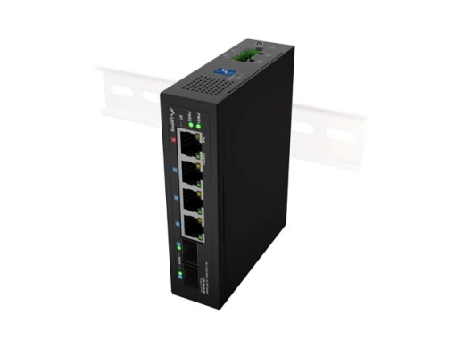 LANBERG Switch ILGE-4P-2S-90 Light Indus.PoE 1xBT 3xAT 2xSFP