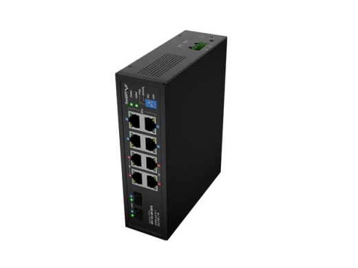 LANBERG Switch ILGE-8P-2S-120 LightIndus.PoE 4xBT 4xAT 2xSFP