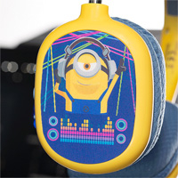 Lazerbuilt Headset Bluetooth Minions Lentucular Disco