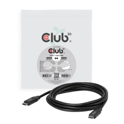 Club3D USB-C Sicherheitsladekabel 240W 2m St/St Polybeutel