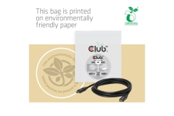 Club3D USB-C Sicherheitsladekabel 240W 2m St/St Polybeutel