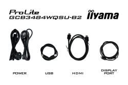 IIYAMA 86.4cm (34) GCB3484WQSU-B2 21:9 2xHDMi+2xDP+USB-C