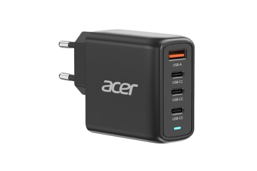 Acer 100W PD GaN Charger, 3 x USB C and 1 x USB A