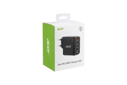 Acer 100W PD GaN Charger, 3 x USB C and 1 x USB A
