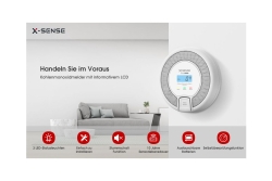 X-Sense Melder Autarker Kohlenmonoxid CO03D