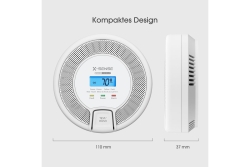 X-Sense Melder CO03D-W RF-Vernetzter Kohlenmonoxid