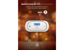 X-Sense Kohlenmonoxid-Melder XC01-R Autark mit LCD-Anzeige