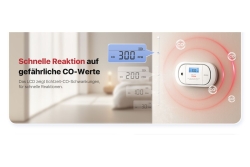 X-Sense Kohlenmonoxid-Melder XC01-R Autark mit LCD-Anzeige