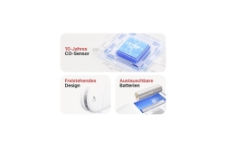 X-Sense Kohlenmonoxid-Melder XC0C-SR Autark mit LCD-Anzeige