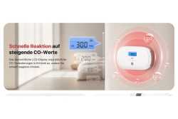 X-Sense Kohlenmonoxid-Melder XC0C-SR Autark mit LCD-Anzeige